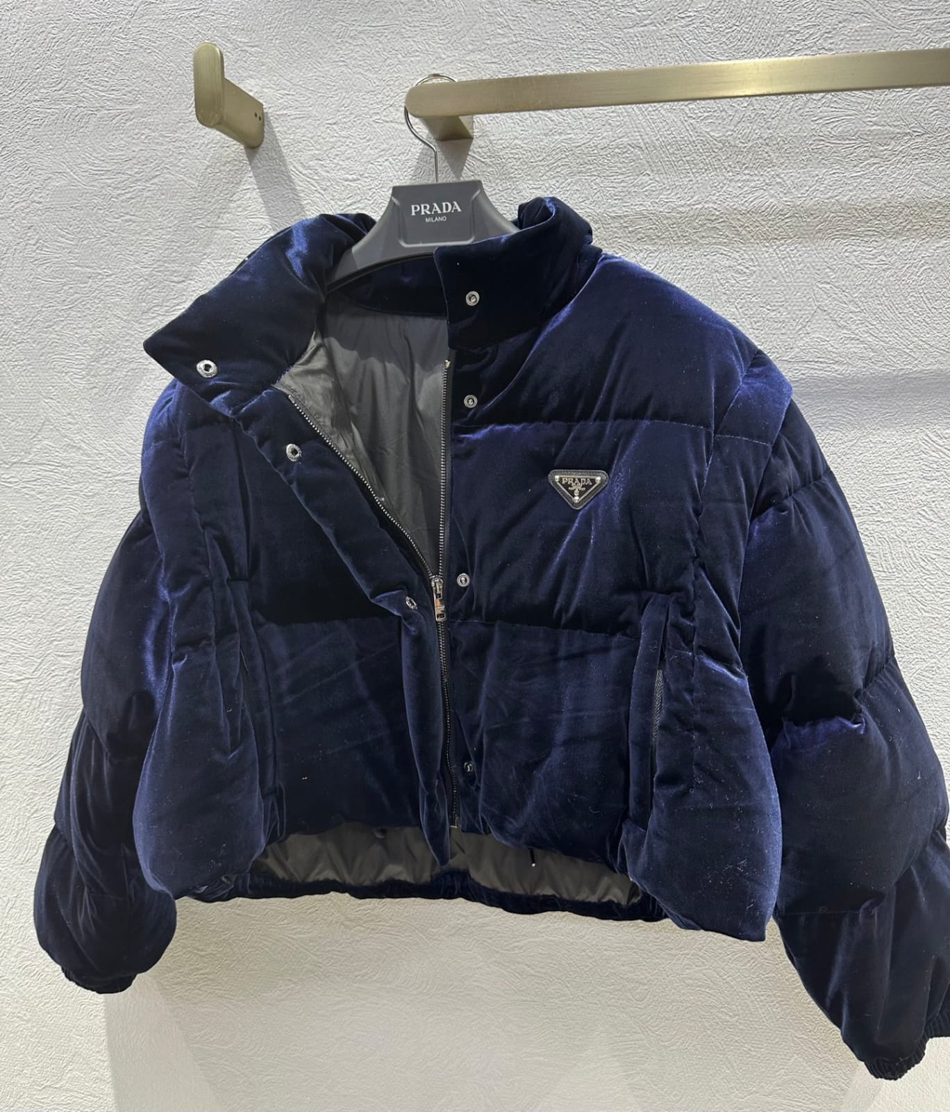 Prada  Velvet down jacket for women