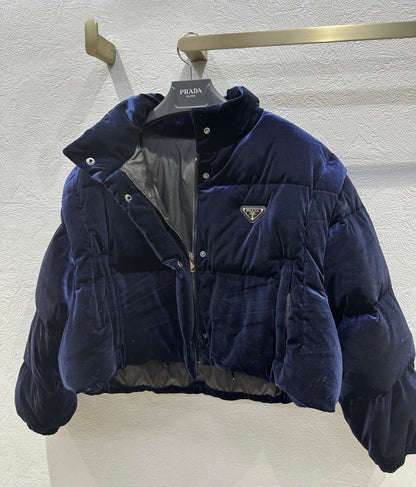 Prada  Velvet down jacket for women