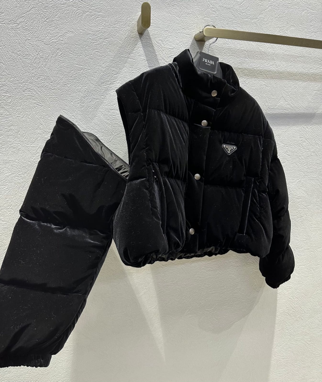 Prada  Velvet down jacket for woman