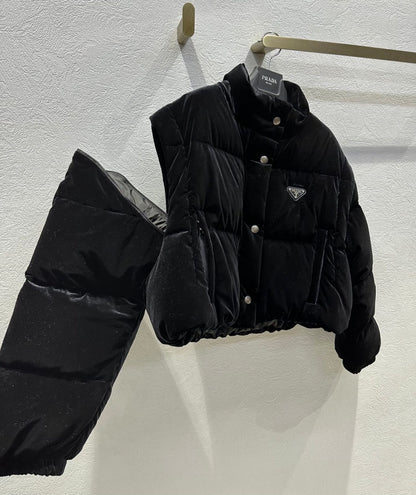 Prada  Velvet down jacket for woman