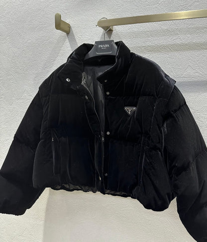 Prada  Velvet down jacket for woman
