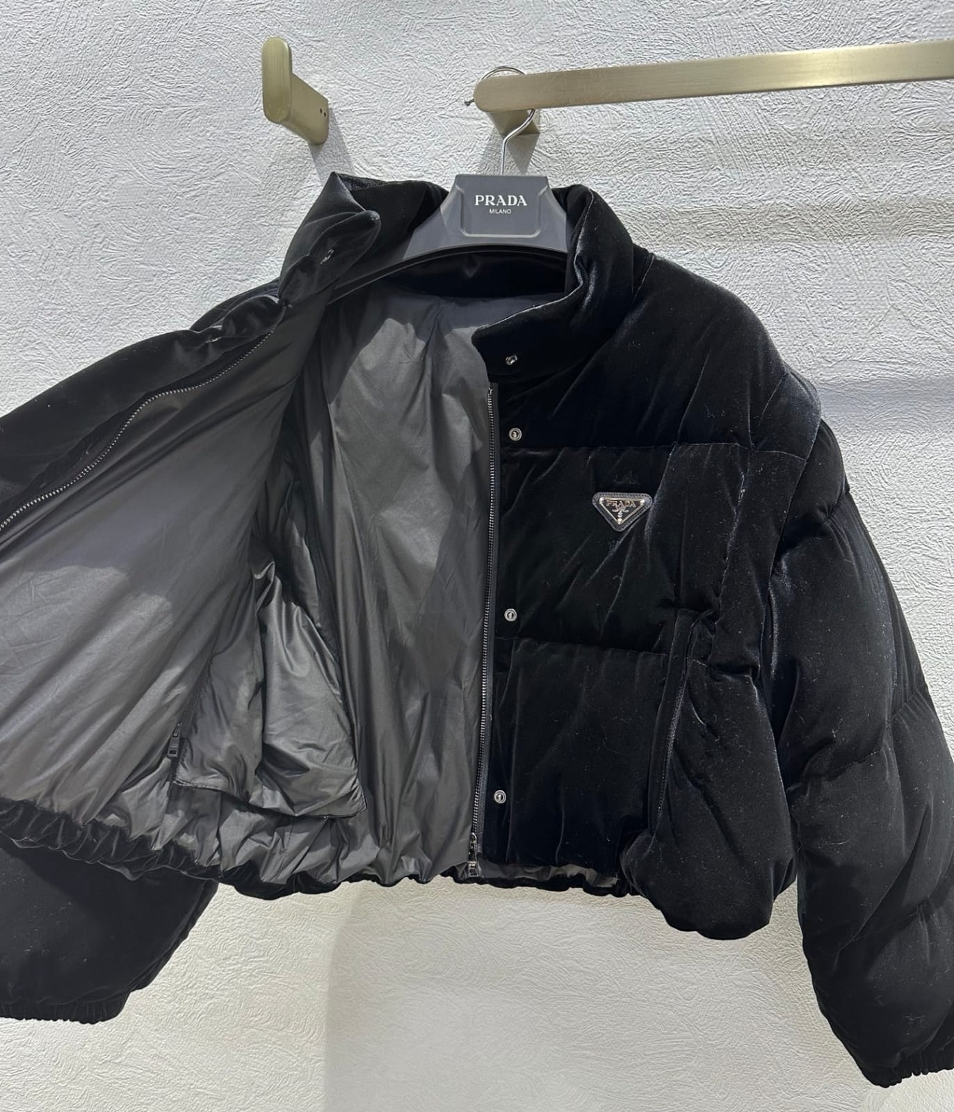 Prada  Velvet down jacket for woman