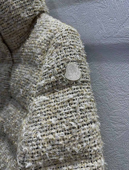 Moncler Cochelle Tweed Short Down Jacket for women