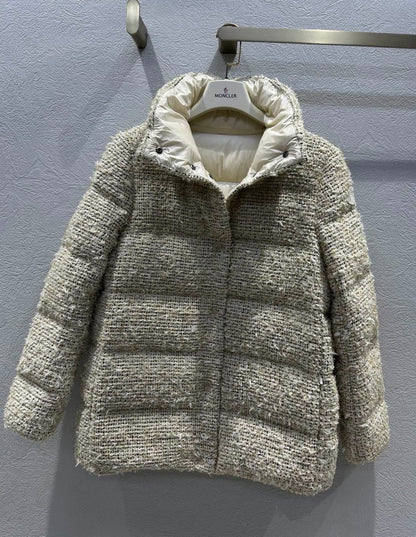 Moncler Cochelle Tweed Short Down Jacket for women