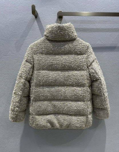 Moncler Cochelle Tweed Short Down Jacket for women