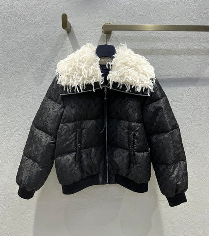 Louis Vuitton  Feather Collar Puffer Jacket for women
