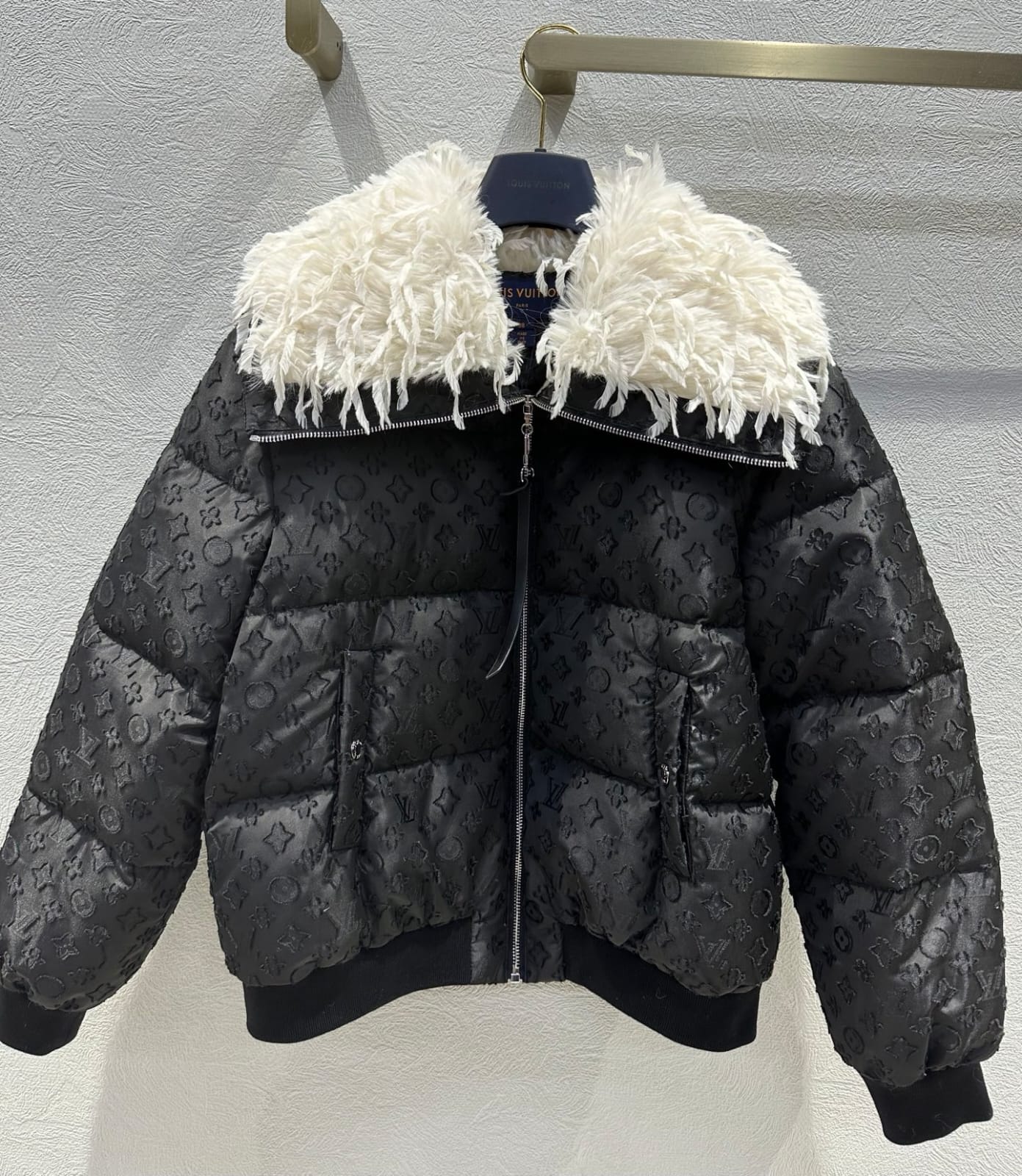 Louis Vuitton  Feather Collar Puffer Jacket for women