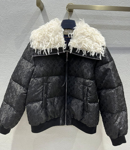 Louis Vuitton  Feather Collar Puffer Jacket for women