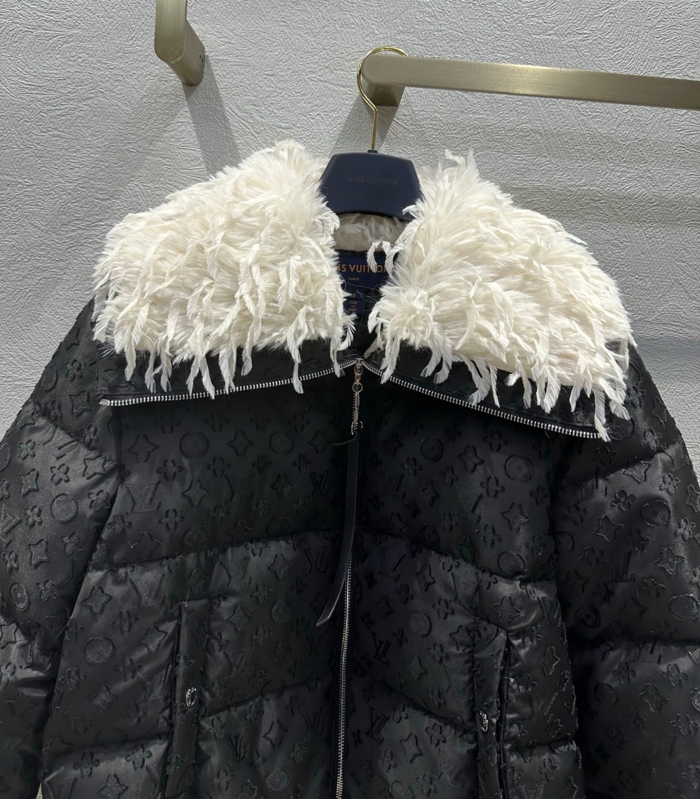 Louis Vuitton  Feather Collar Puffer Jacket for women