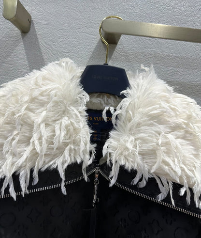 Louis Vuitton  Feather Collar Puffer Jacket for women
