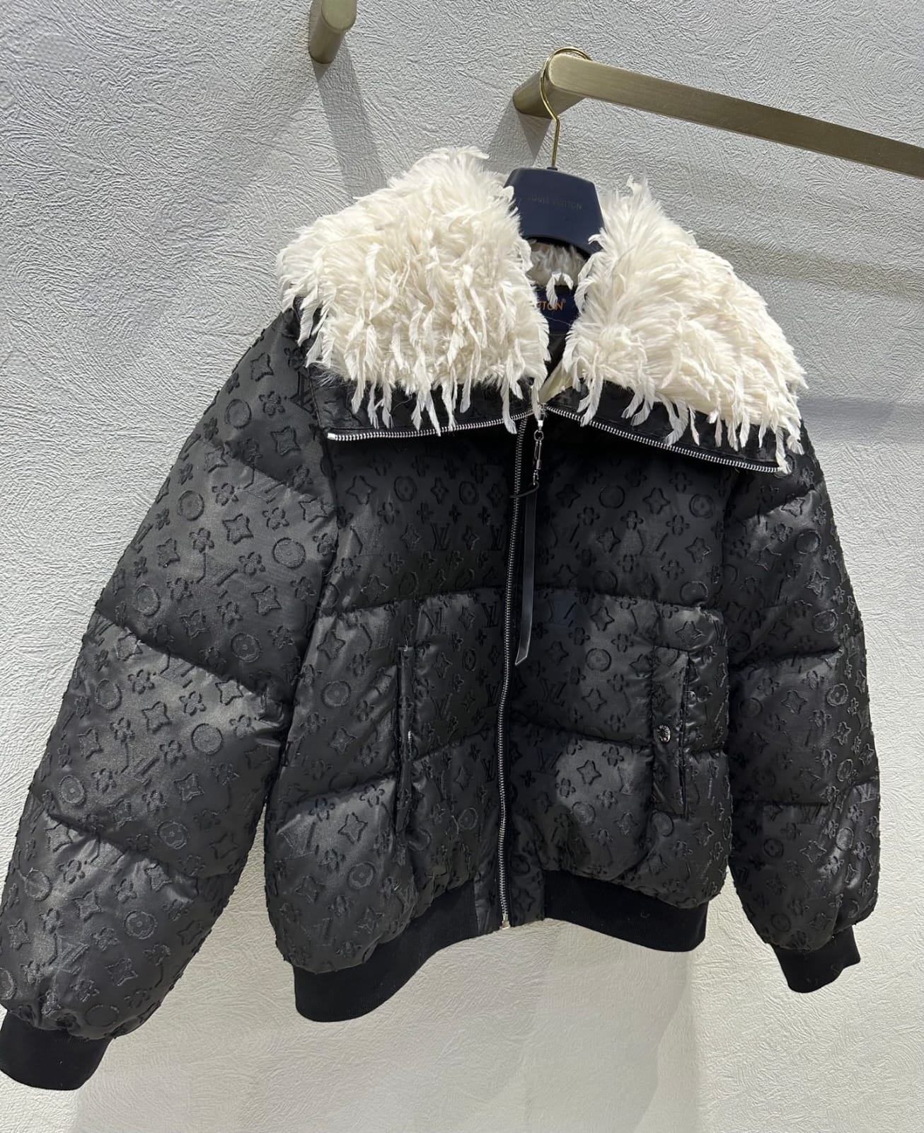 Louis Vuitton  Feather Collar Puffer Jacket for women