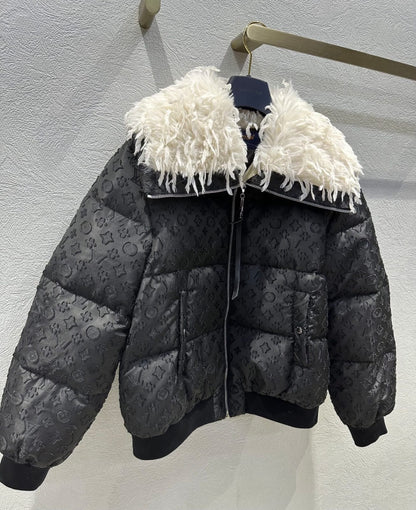 Louis Vuitton  Feather Collar Puffer Jacket for women