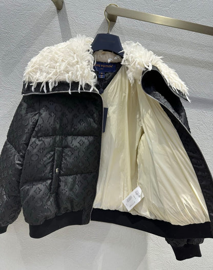 Louis Vuitton  Feather Collar Puffer Jacket for women