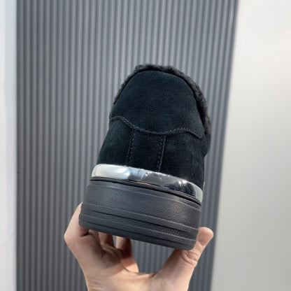 Philipp Plein  Suede Fur Low Top Sneakers Carson for men