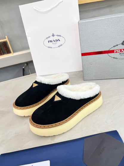 Prada Suede slippers for women