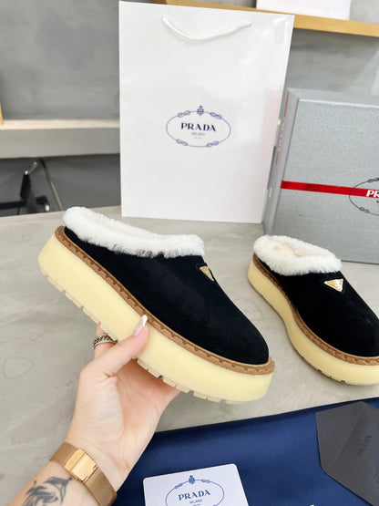 Prada Suede slippers for women