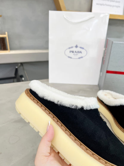 Prada Suede slippers for women