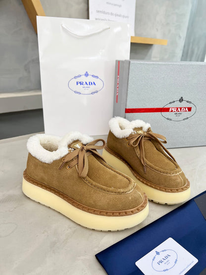 Prada Suede chukka boots for woman