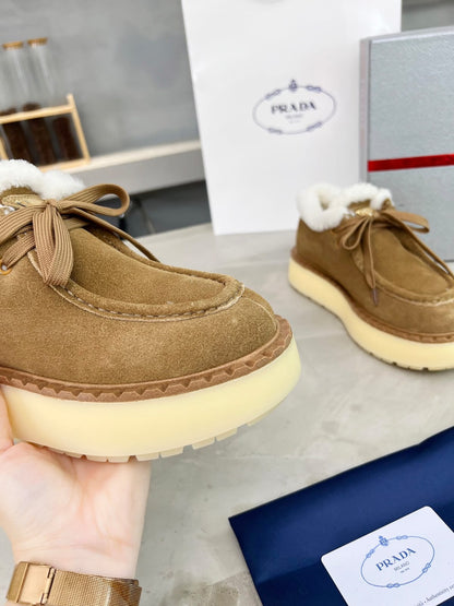 Prada Suede chukka boots for woman