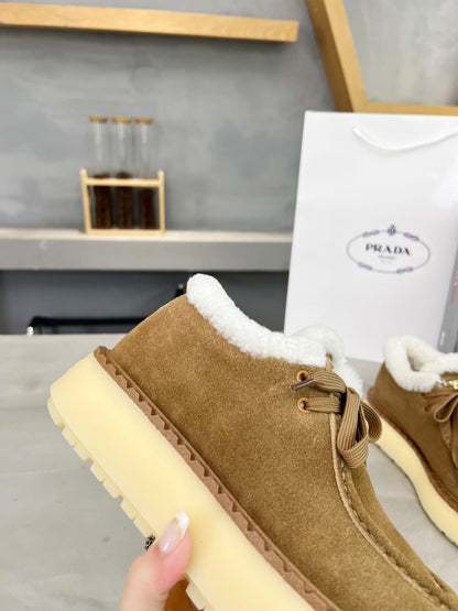 Prada Suede chukka boots for woman