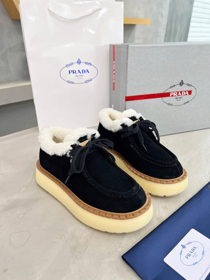 Prada Suede chukka boots for women