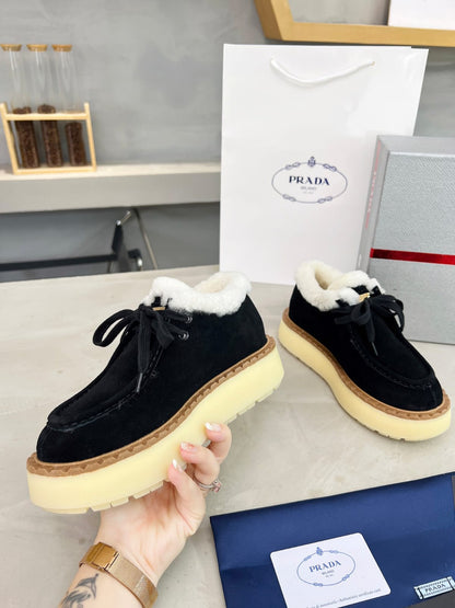 Prada Suede chukka boots for women