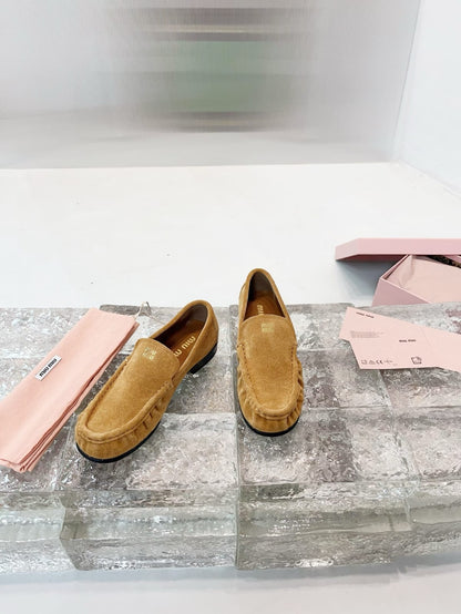 Miu Miu  Suede loafers for women