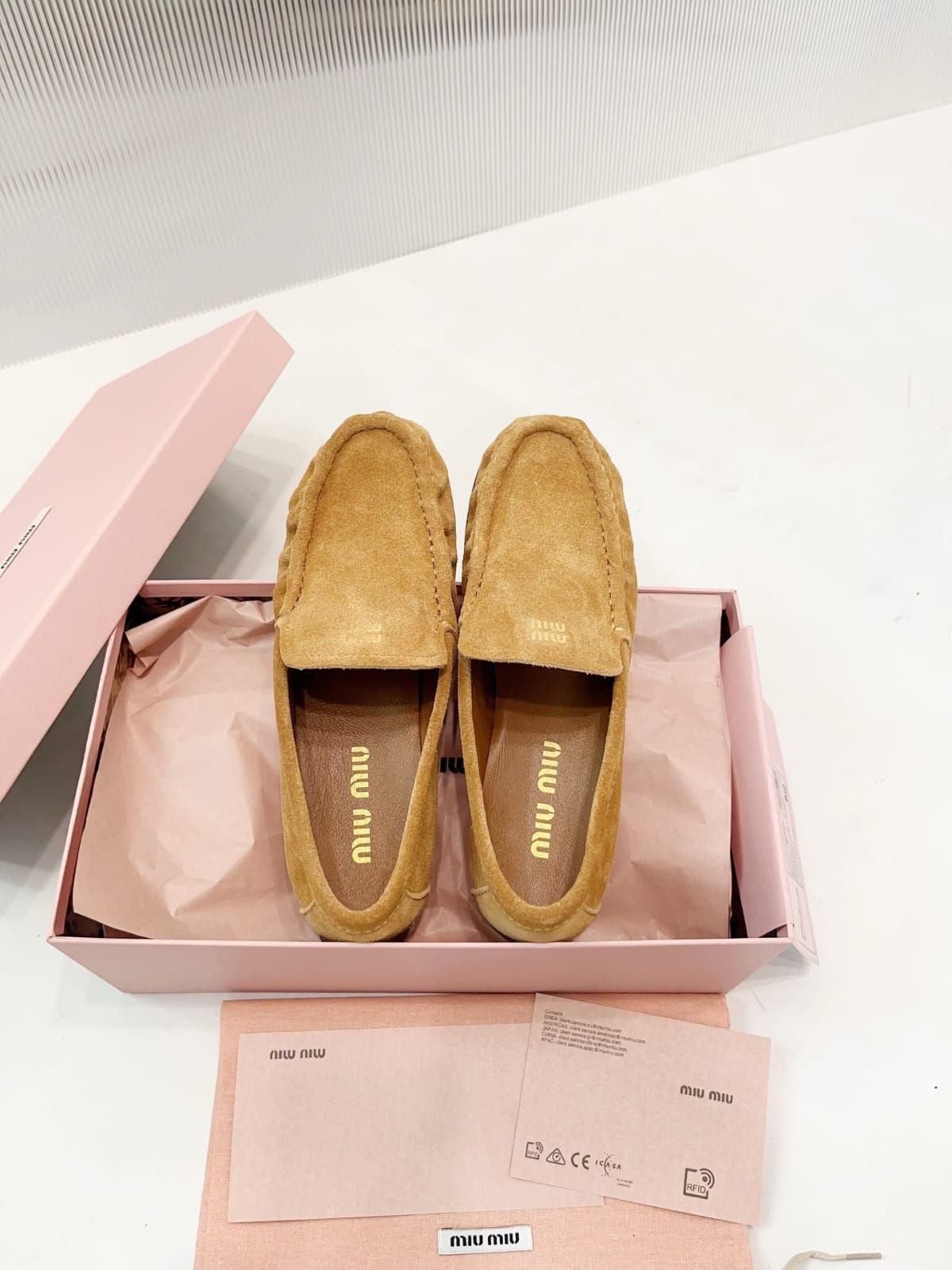 Miu Miu  Suede loafers for women