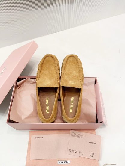 Miu Miu  Suede loafers for women