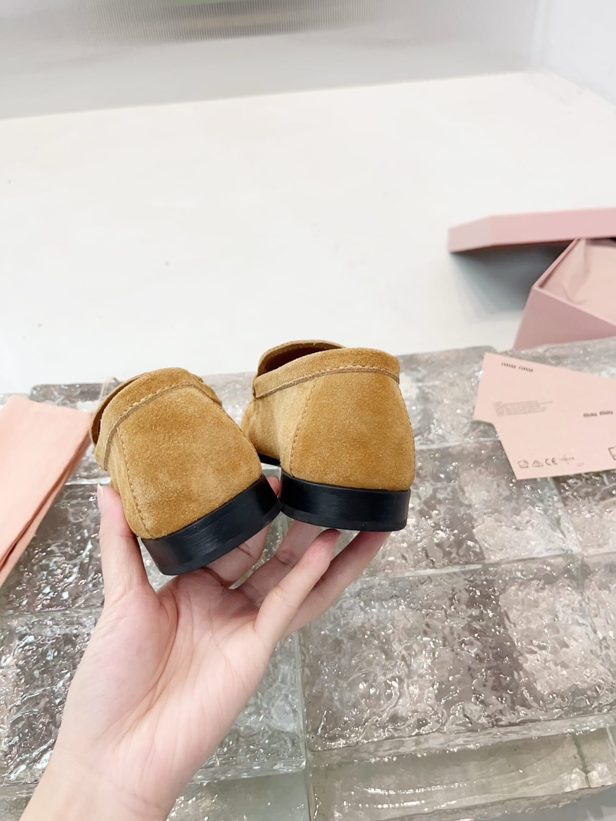 Miu Miu  Suede loafers for women