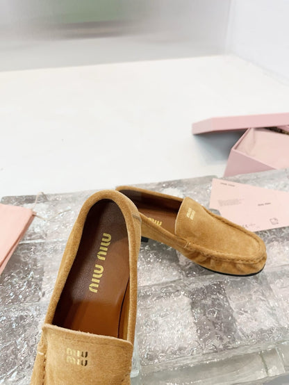 Miu Miu  Suede loafers for women