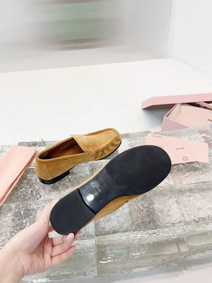 Miu Miu  Suede loafers for women