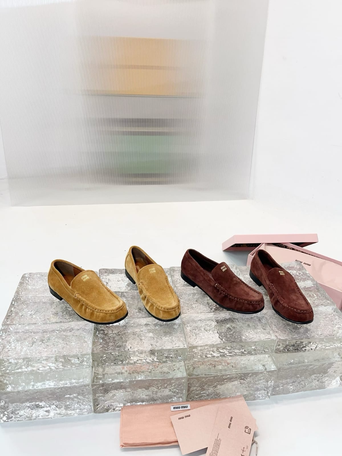Miu Miu  Suede loafers for women