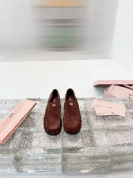 Miu Miu  Suede loafers for women