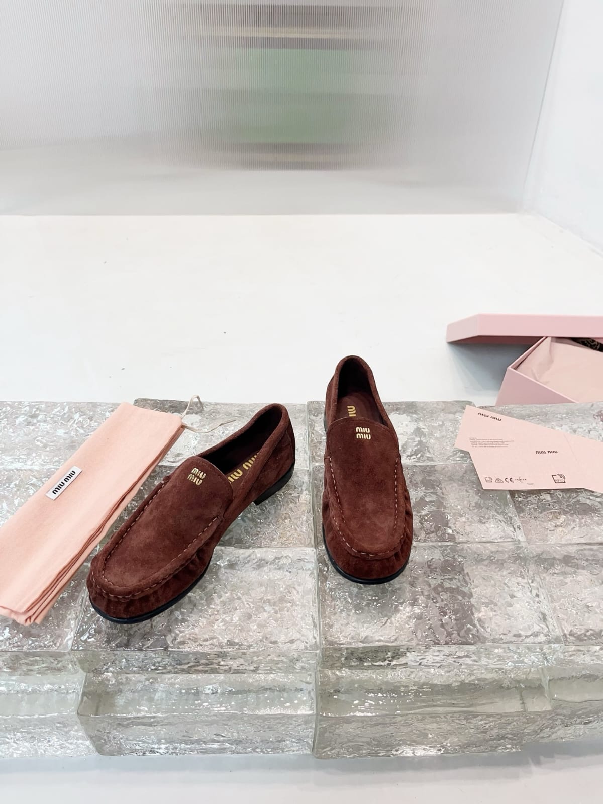 Miu Miu  Suede loafers for women