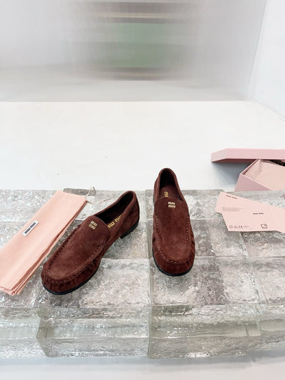 Miu Miu  Suede loafers for women