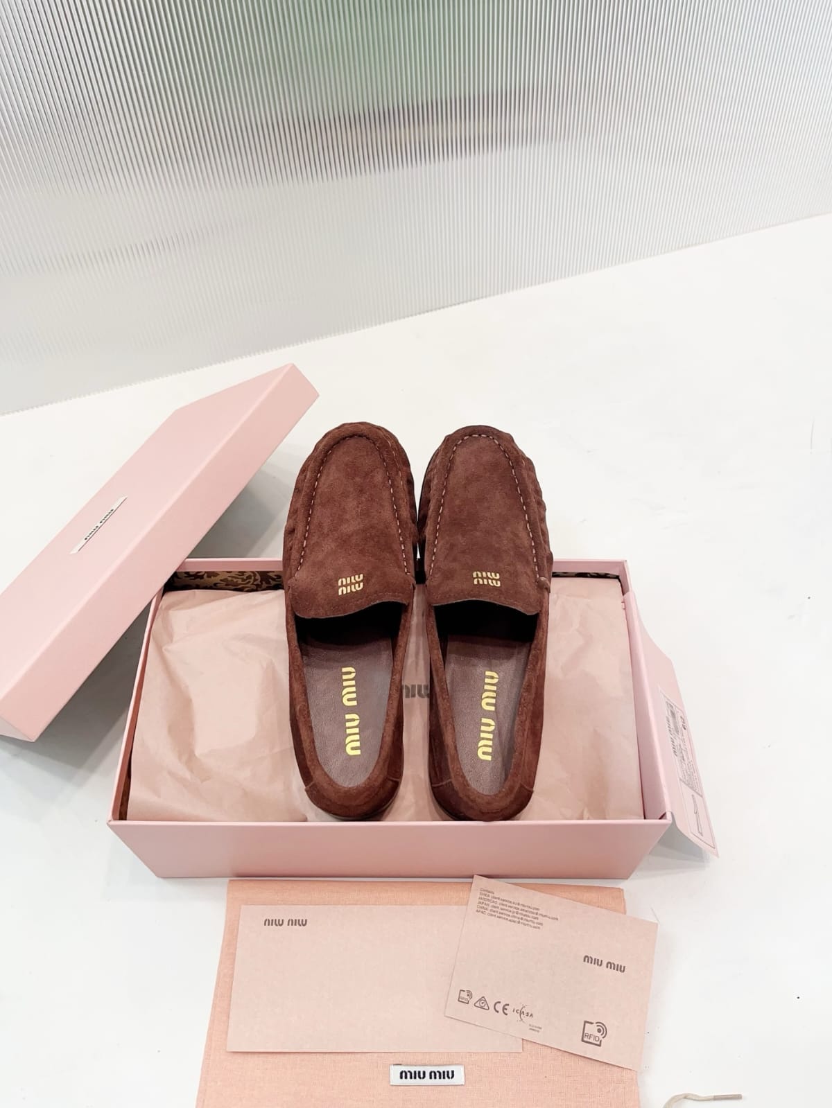 Miu Miu  Suede loafers for women