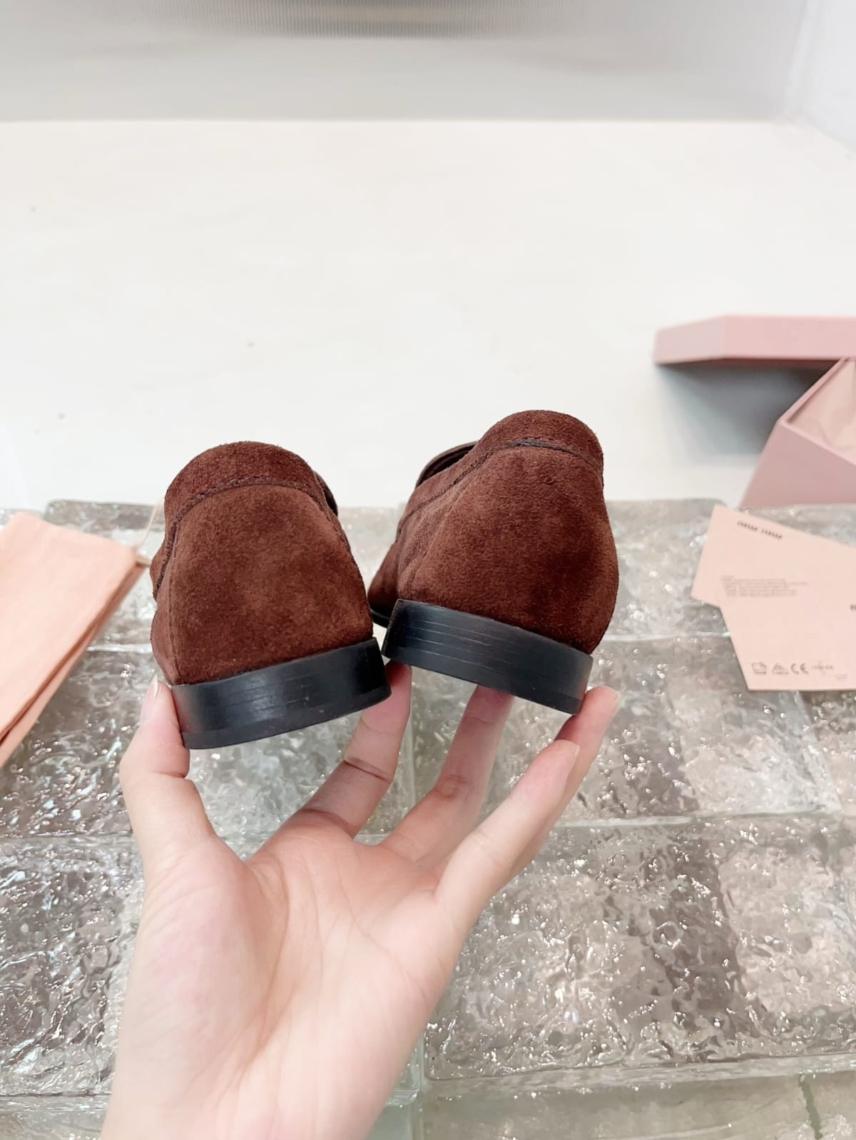 Miu Miu  Suede loafers for women