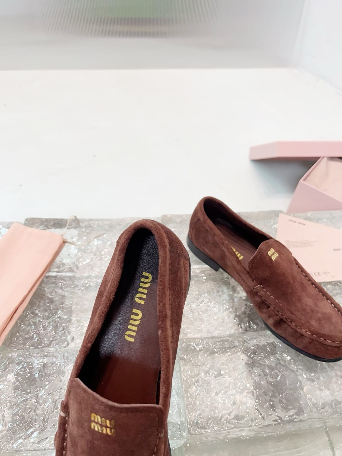 Miu Miu  Suede loafers for women