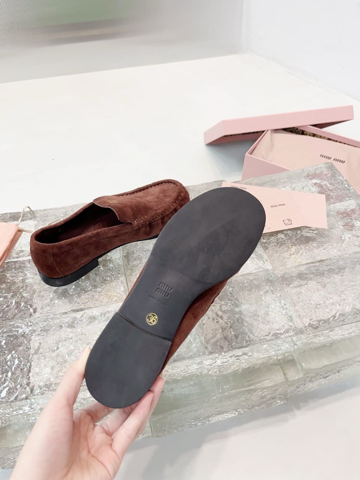 Miu Miu  Suede loafers for women