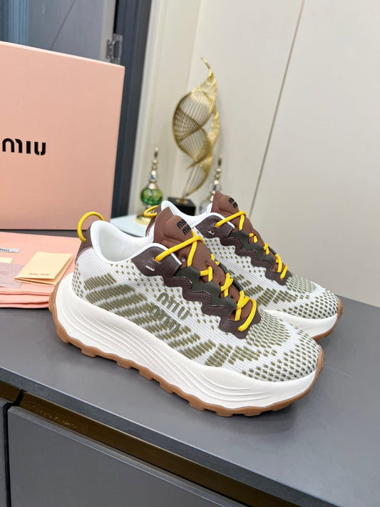 Miu Miu  Technical fabric sneakers for women