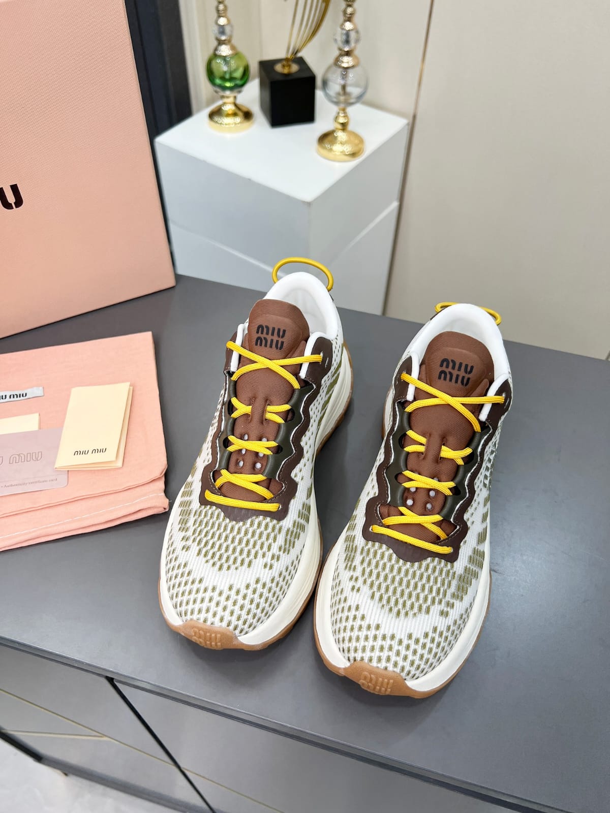 Miu Miu  Technical fabric sneakers for women