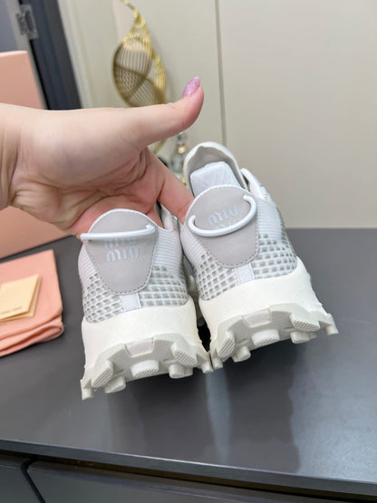 Miu Miu  Technical fabric sneakers for women