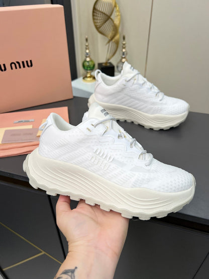 Miu Miu  Technical fabric sneakers for women