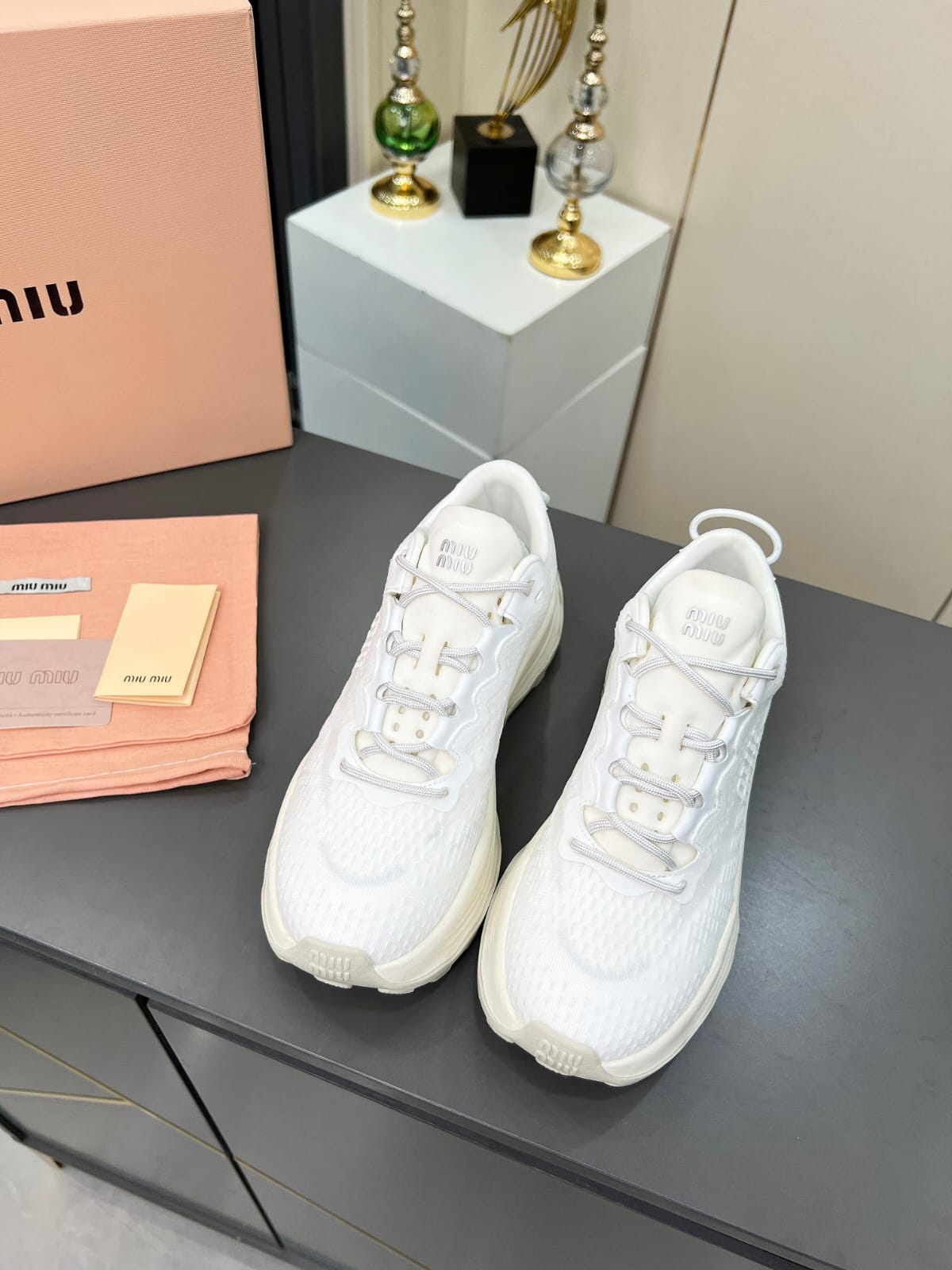 Miu Miu  Technical fabric sneakers for women