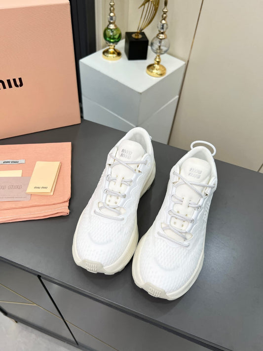 Miu Miu  Technical fabric sneakers for women