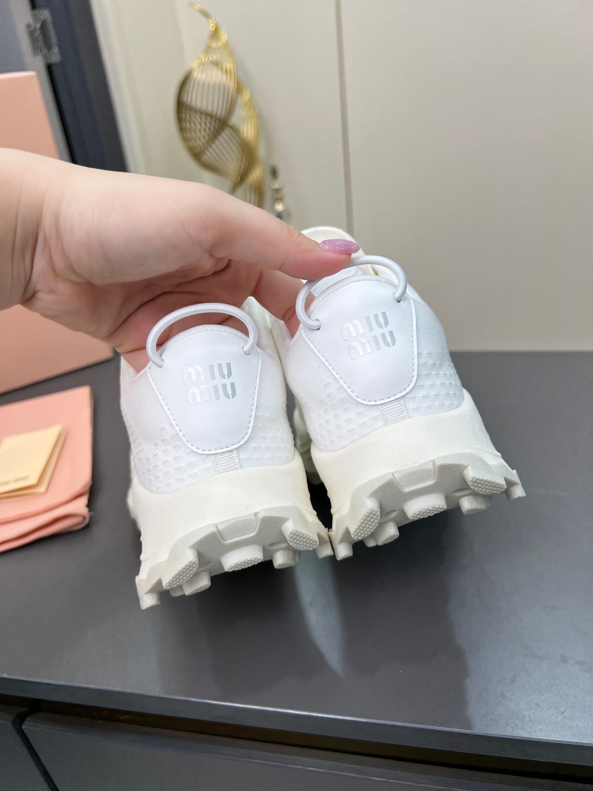 Miu Miu  Technical fabric sneakers for women