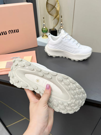 Miu Miu  Technical fabric sneakers for women