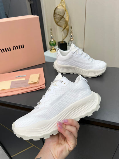 Miu Miu  Technical fabric sneakers for women