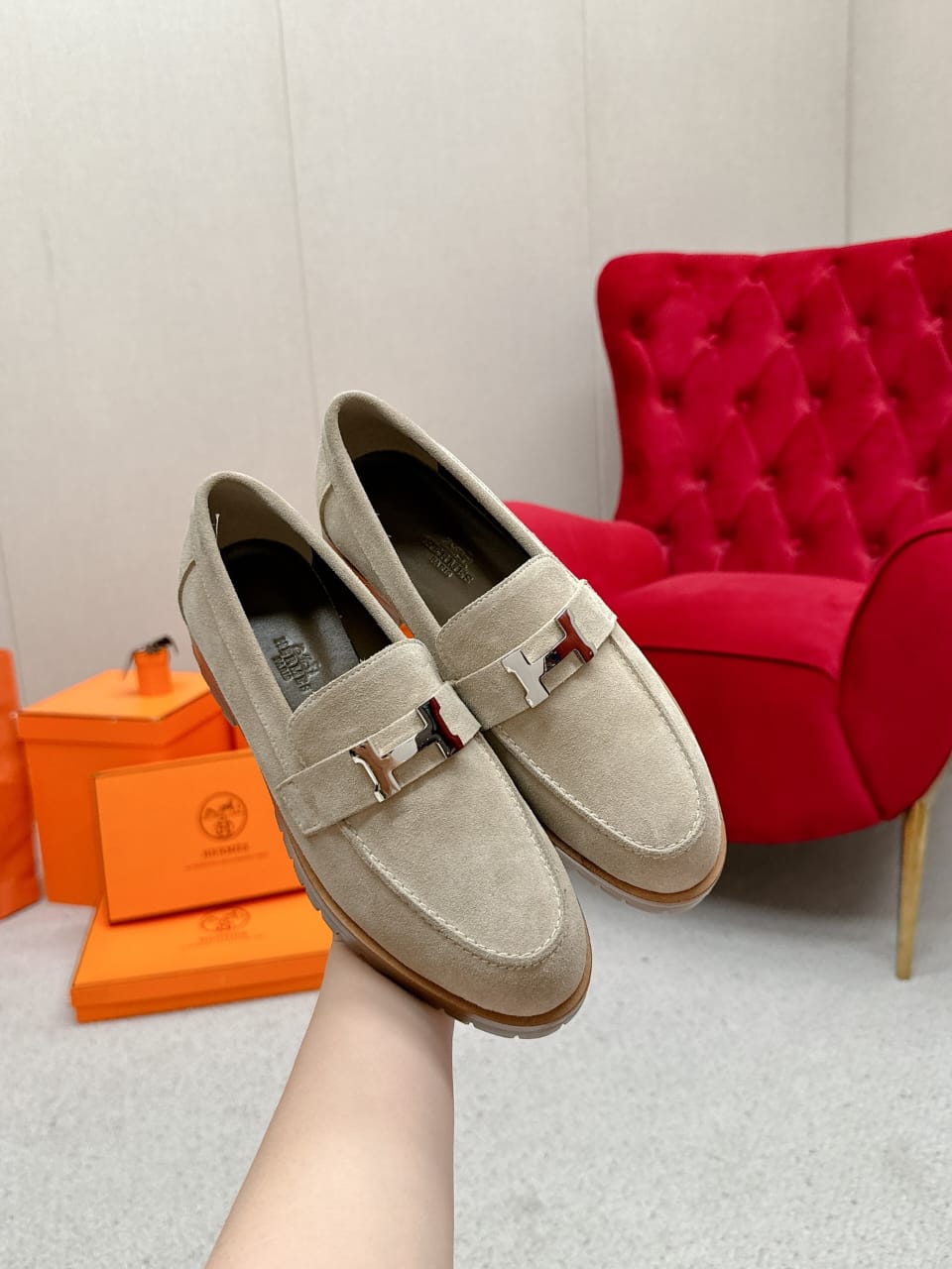 Hermes  Faubourg loafer for woman